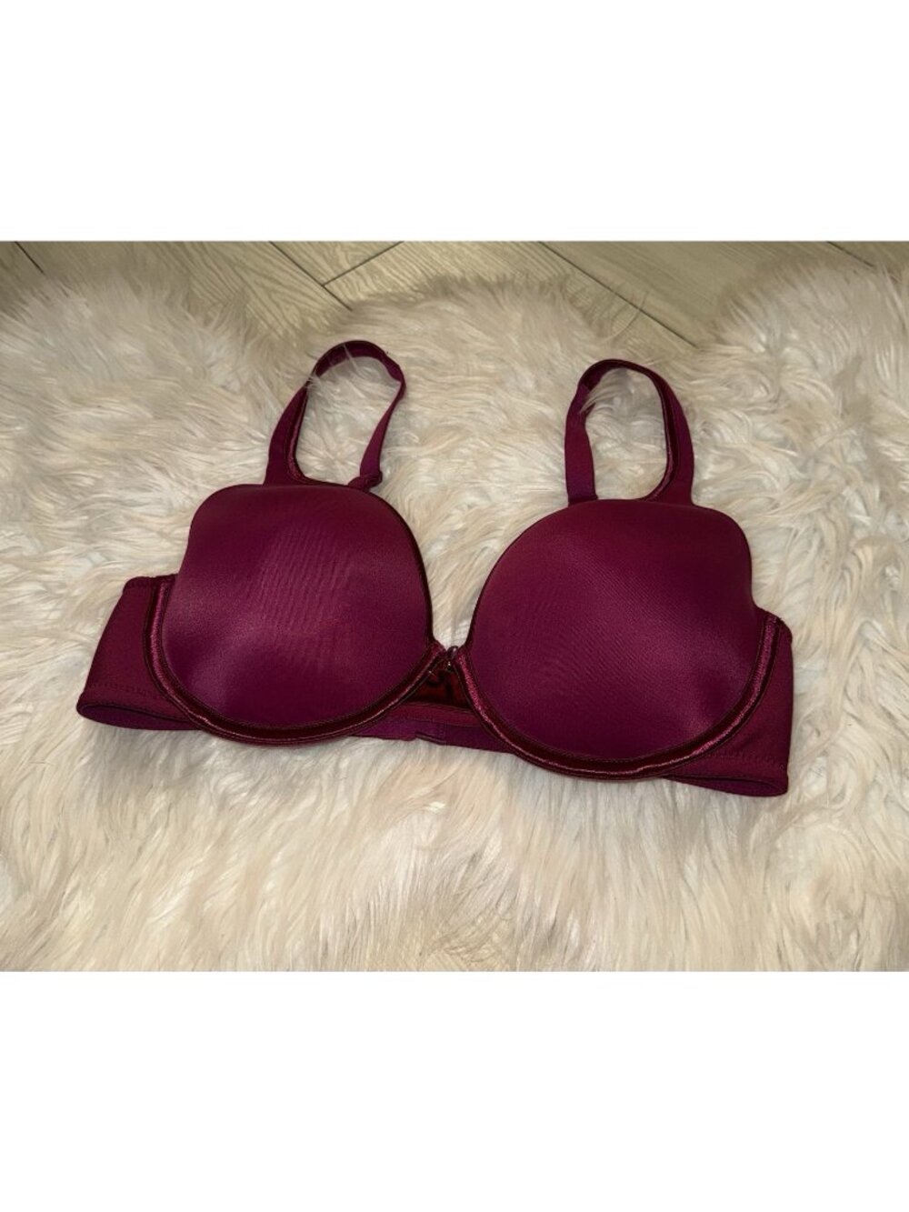 Vanity Fair 75335 Body Caress Full Coverage Contour Bra UW Womens 36D Berry